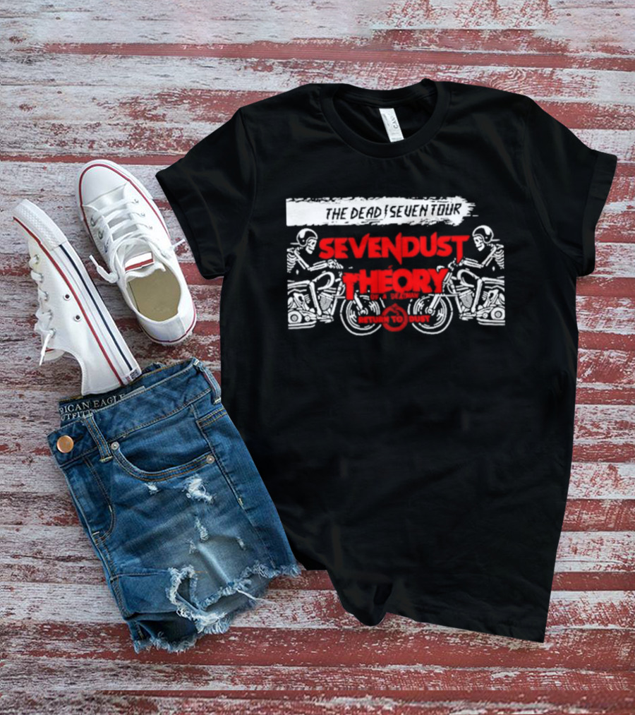 Sevendust Theory The Dead Seven Tour Return To Dust 2026 T-Shirt