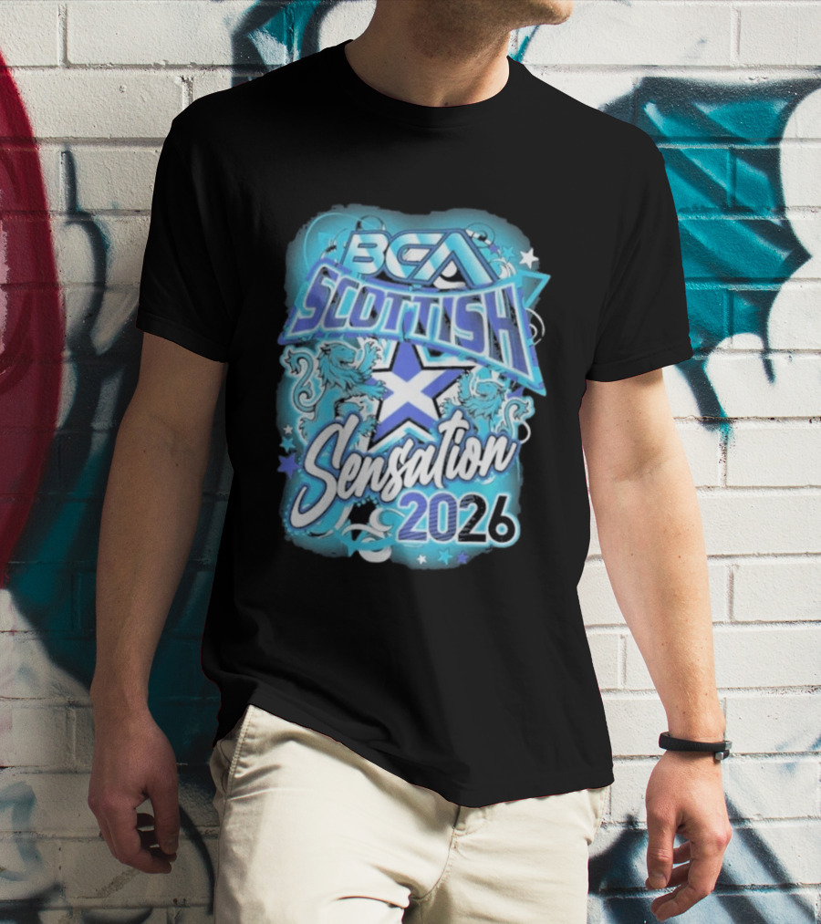 BCA Scottish Sensation 2026 Lions And Stars Competition T-Shirt