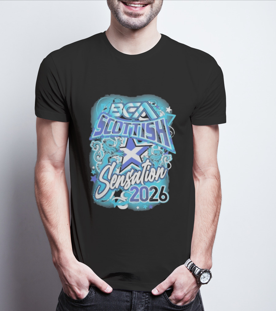 BCA Scottish Sensation 2026 Lions And Stars Competition T-Shirt