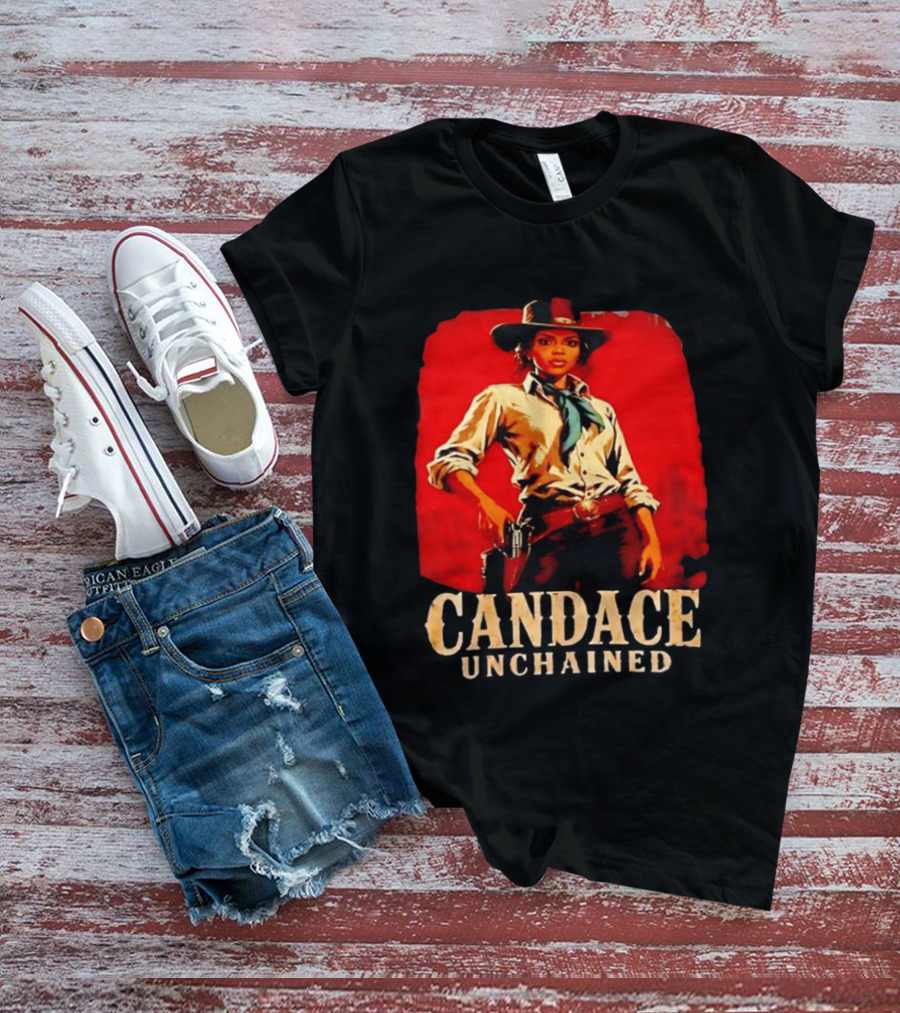 Candace Unchained Western Cowgirl T-Shirt