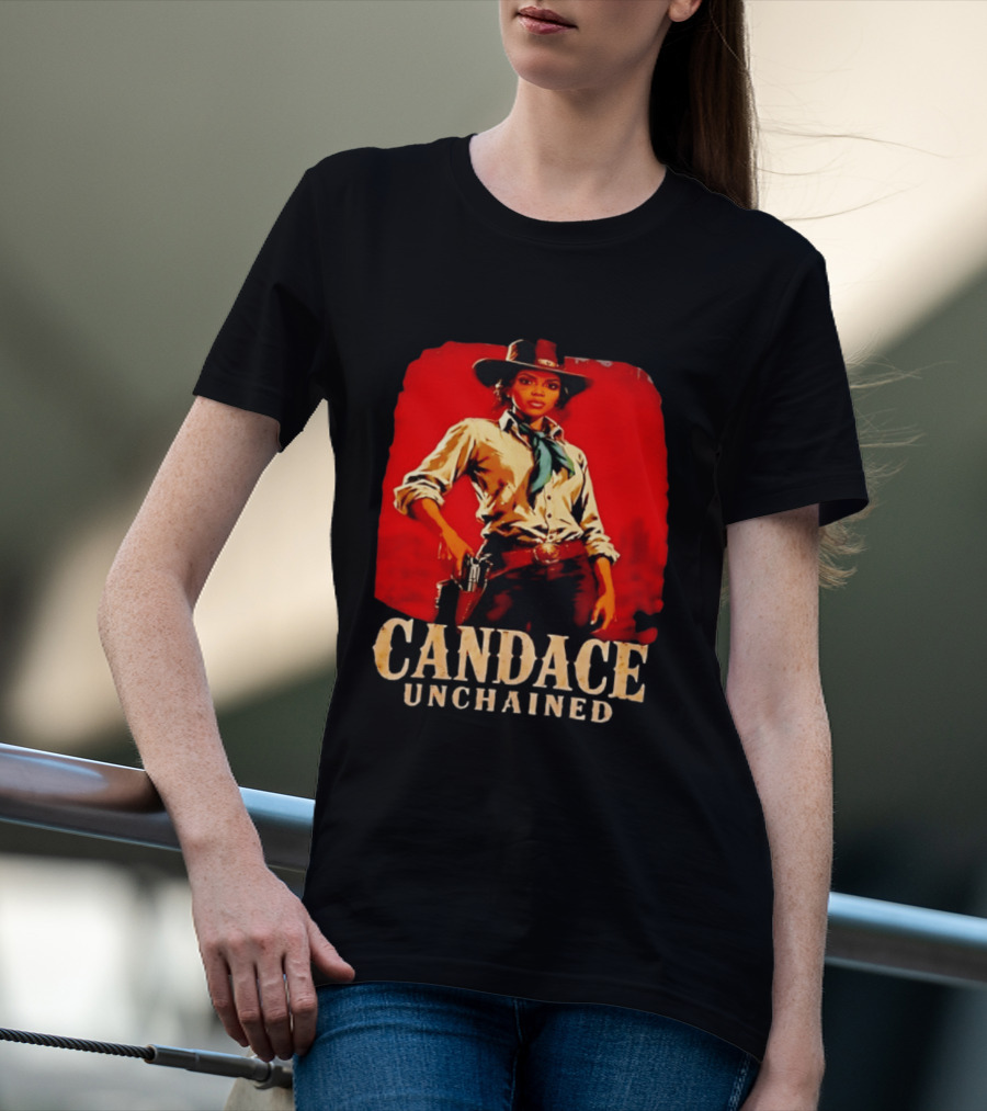 Candace Unchained Western Cowgirl T-Shirt