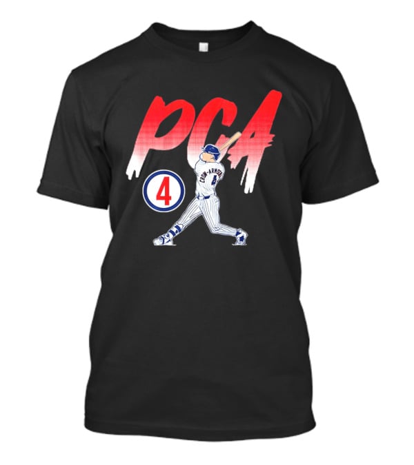 PCA Pete Crow Armstrong 04 Chicago Cubs Baseball Player Swing T-Shirt