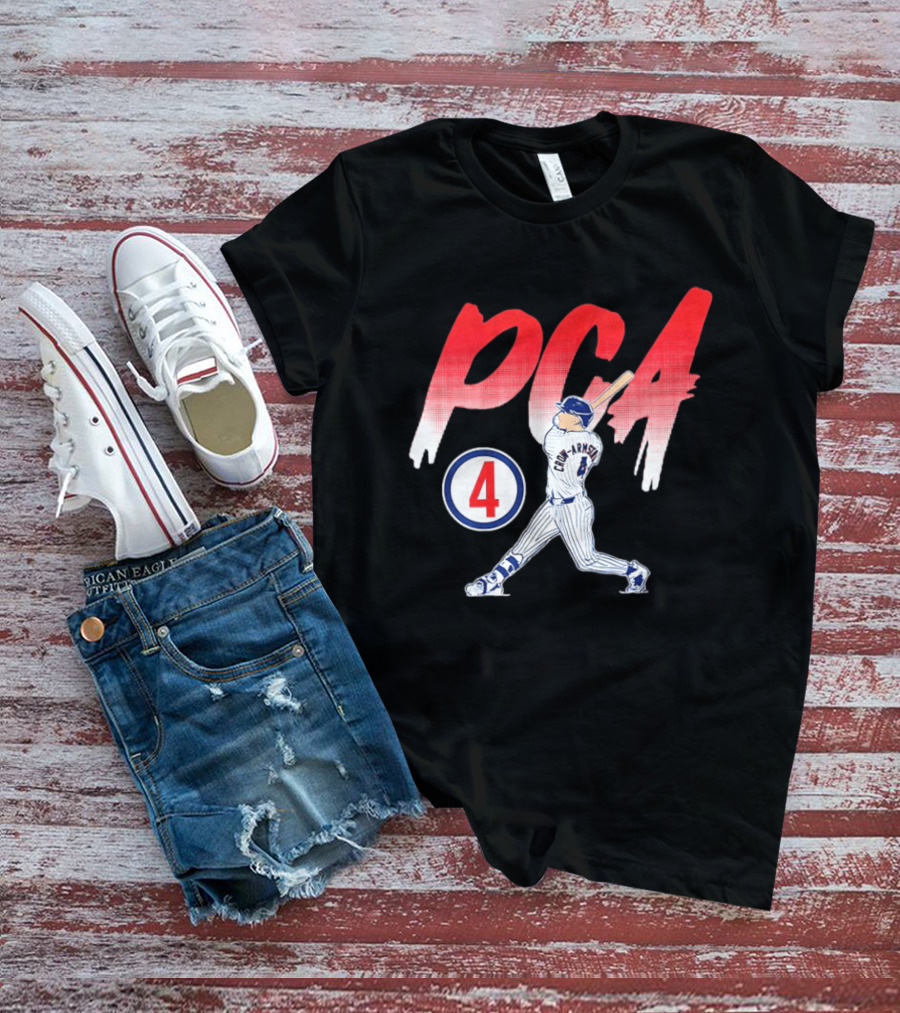 PCA Pete Crow Armstrong 04 Chicago Cubs Baseball Player Swing T-Shirt