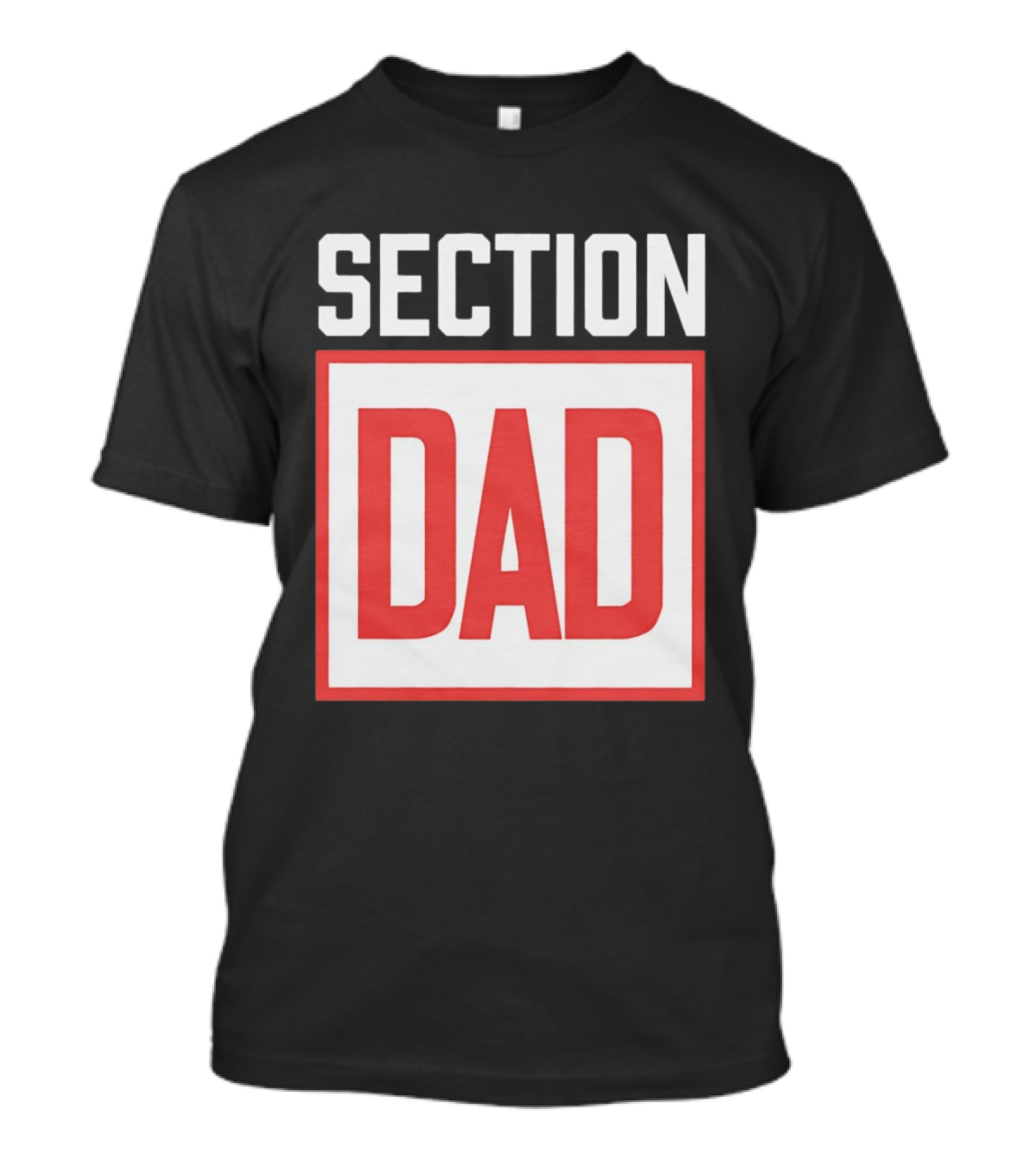 Section Dad Vintage Bold Text Block T-Shirt