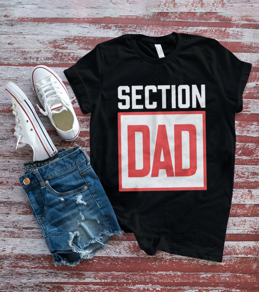 Section Dad Vintage Bold Text Block T-Shirt
