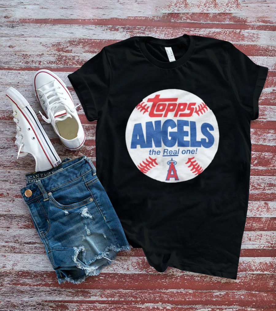 Topps Los Angeles Angels The Real One Baseball T-Shirt