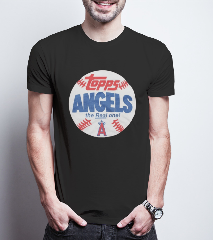 Topps Los Angeles Angels The Real One Baseball T-Shirt