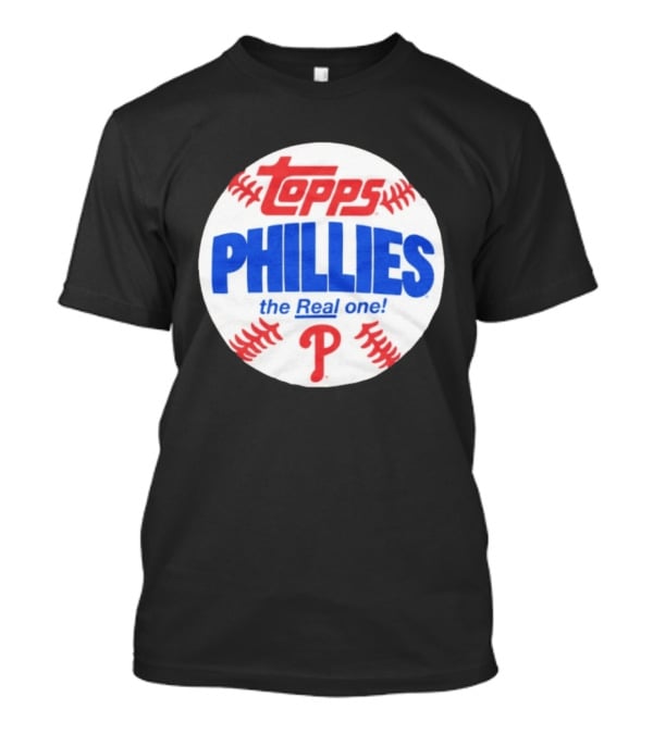 Topps Phillies The Real One Baseball T-Shirt