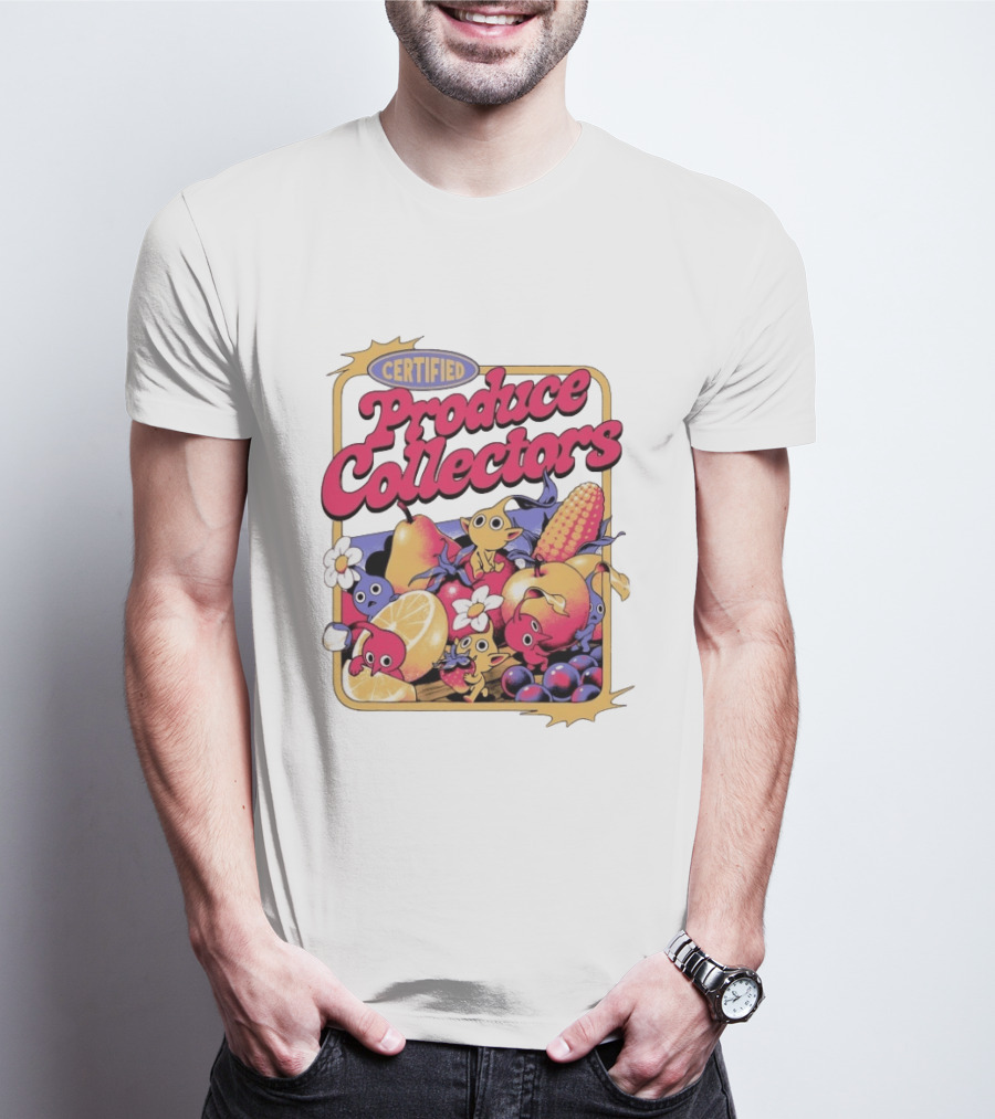 Certified Produce Collectors Pikmin Fruits And Vegetables T-Shirt