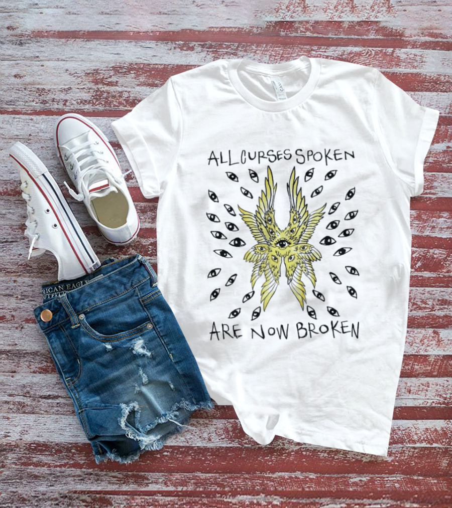 All Curses Spoken Are Now Broken Winged Eye T-Shirt