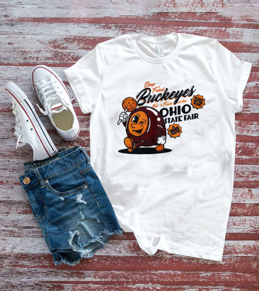 Ohio State Fair Deep Fried Buckeyes Hot'n Fresh Peanut Butter Bliss T-Shirt
