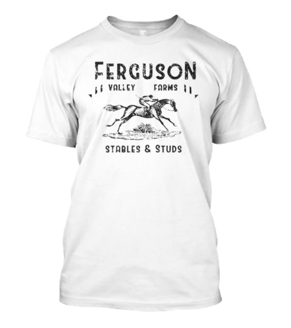 Ferguson Valley Farms Stables And Studs Horse Riding Equestrian T-Shirt