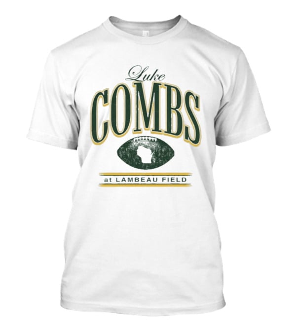 Luke Combs At Lambeau Field Wisconsin Football 2026 T-Shirt