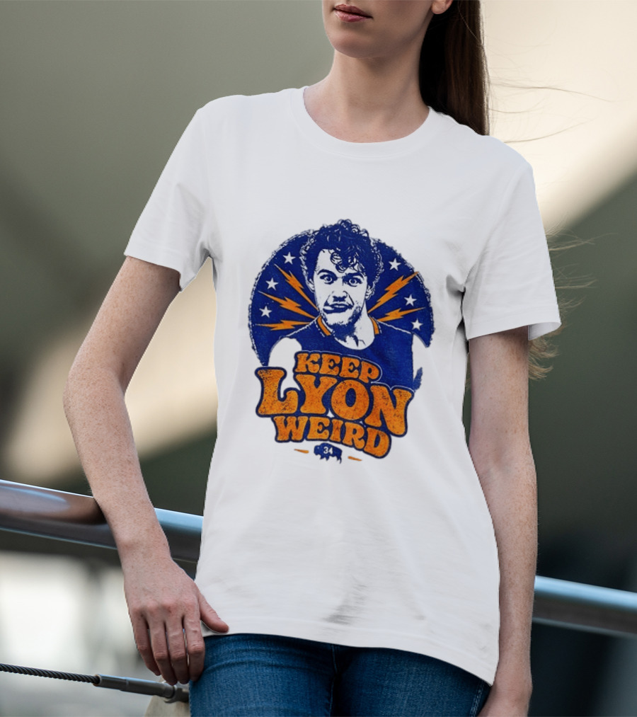 Keep Lyon Weird Alex Lyon Buffalo Sabres NHL 2026 T-Shirt