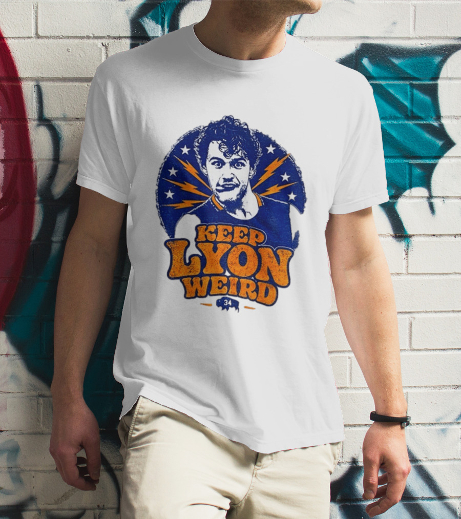Keep Lyon Weird Alex Lyon Buffalo Sabres NHL 2026 T-Shirt
