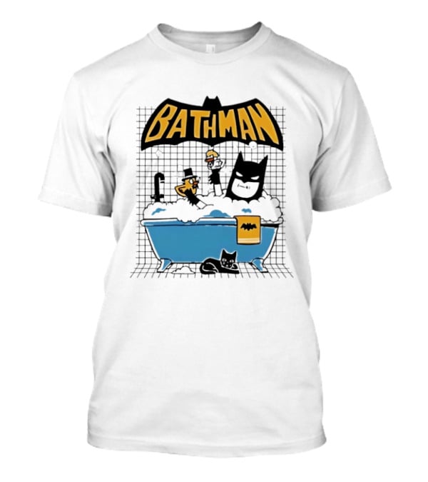Bathman Super Hero Bathtub Adventure With Bat Towel And Rubber Duck T-Shirt
