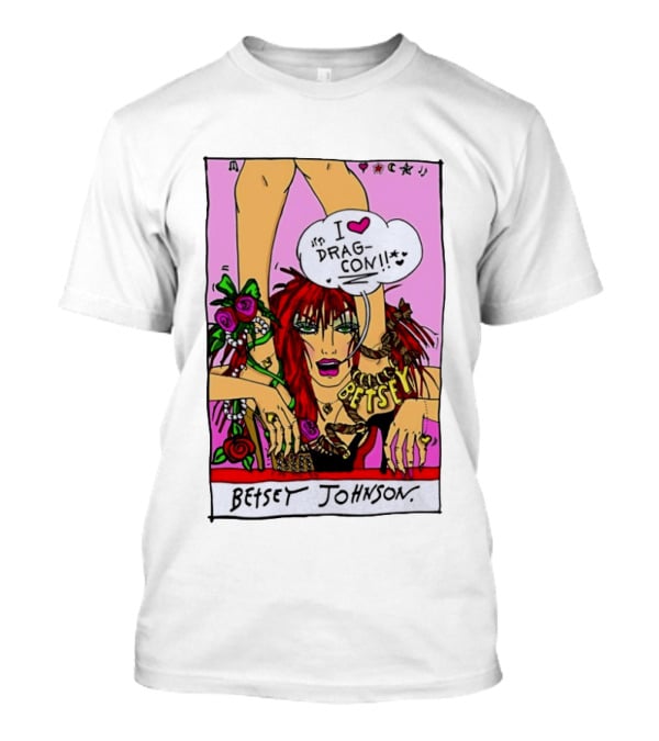 Betsey Johnson I Love DragCon 2026 Retro Fashion T-Shirt