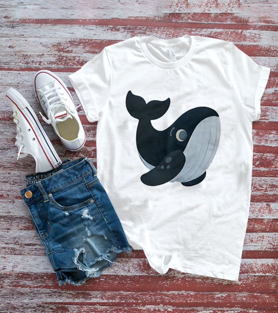 Cocomelon The Movie J.J Whale Cartoon T-Shirt