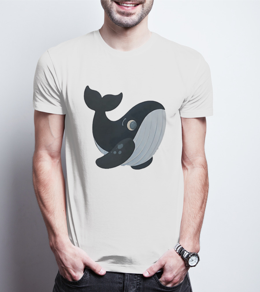 Cocomelon The Movie J.J Whale Cartoon T-Shirt