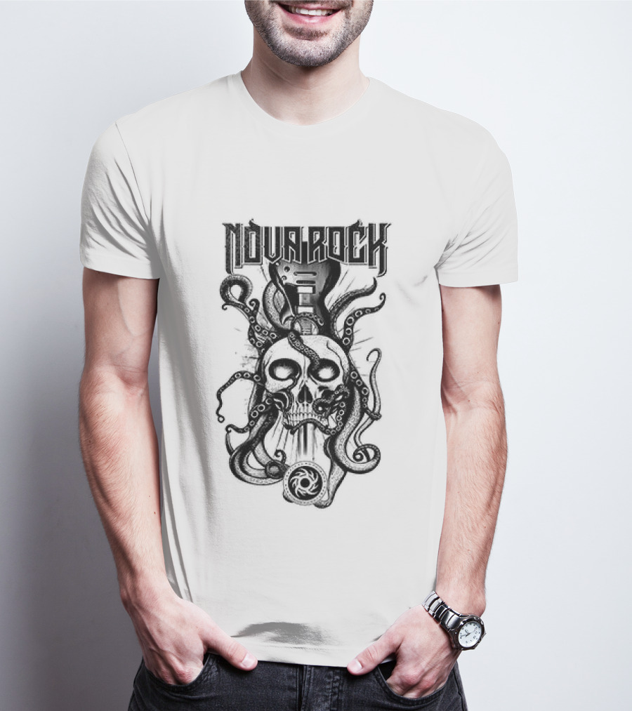 Nova Rock Sword Skull Line Up Festival T-Shirt