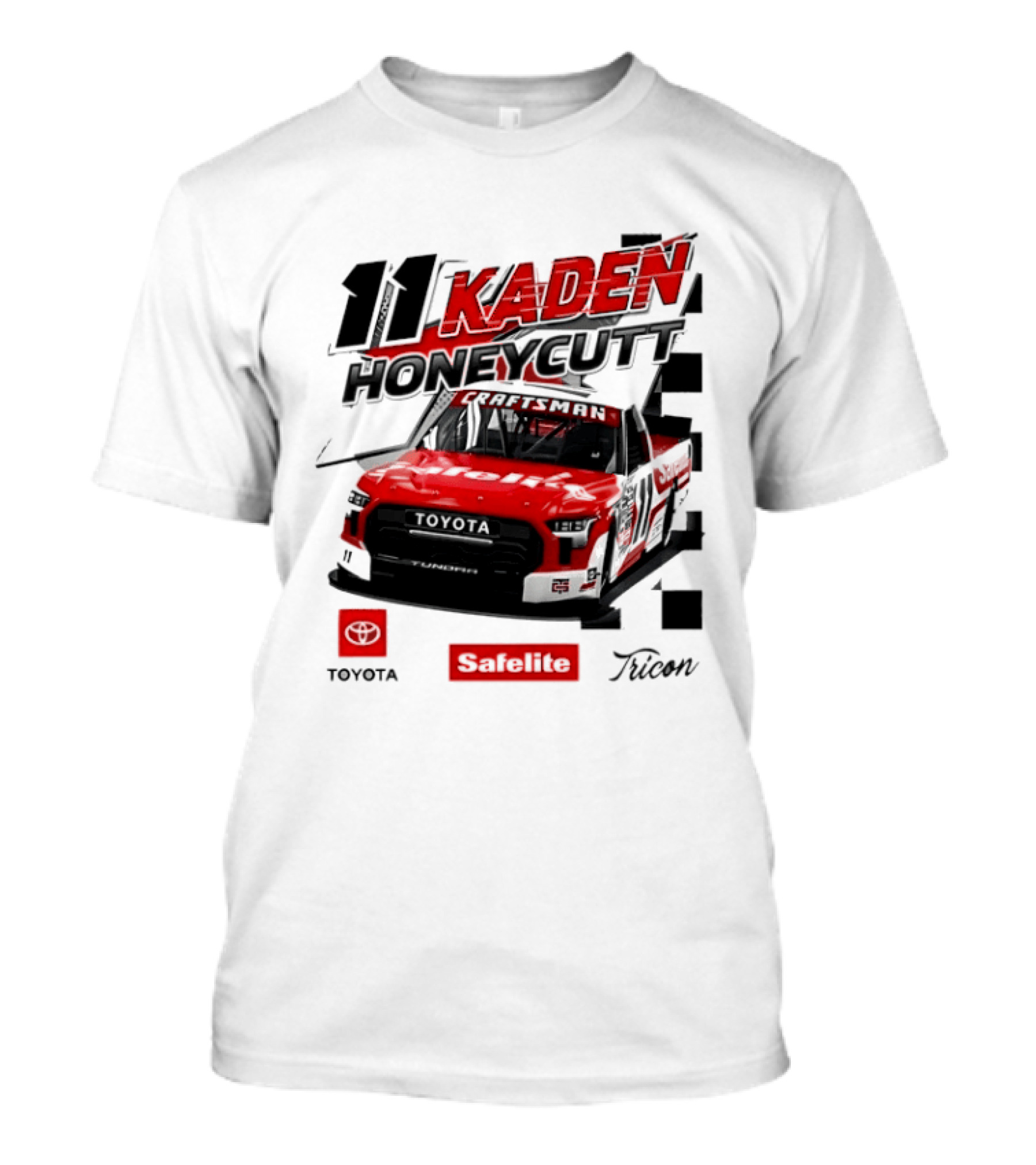 Kaden Honeycutt 11 Toyota Tundra TRICON Garage Racing Team T-Shirt