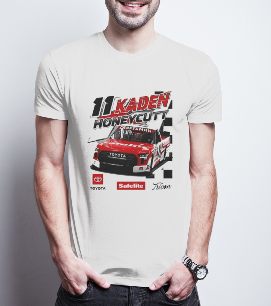 Kaden Honeycutt 11 Toyota Tundra TRICON Garage Racing Team T-Shirt