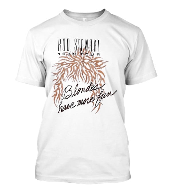 Rod Stewart Blondes Have More Fun 1979 Tour T-Shirt