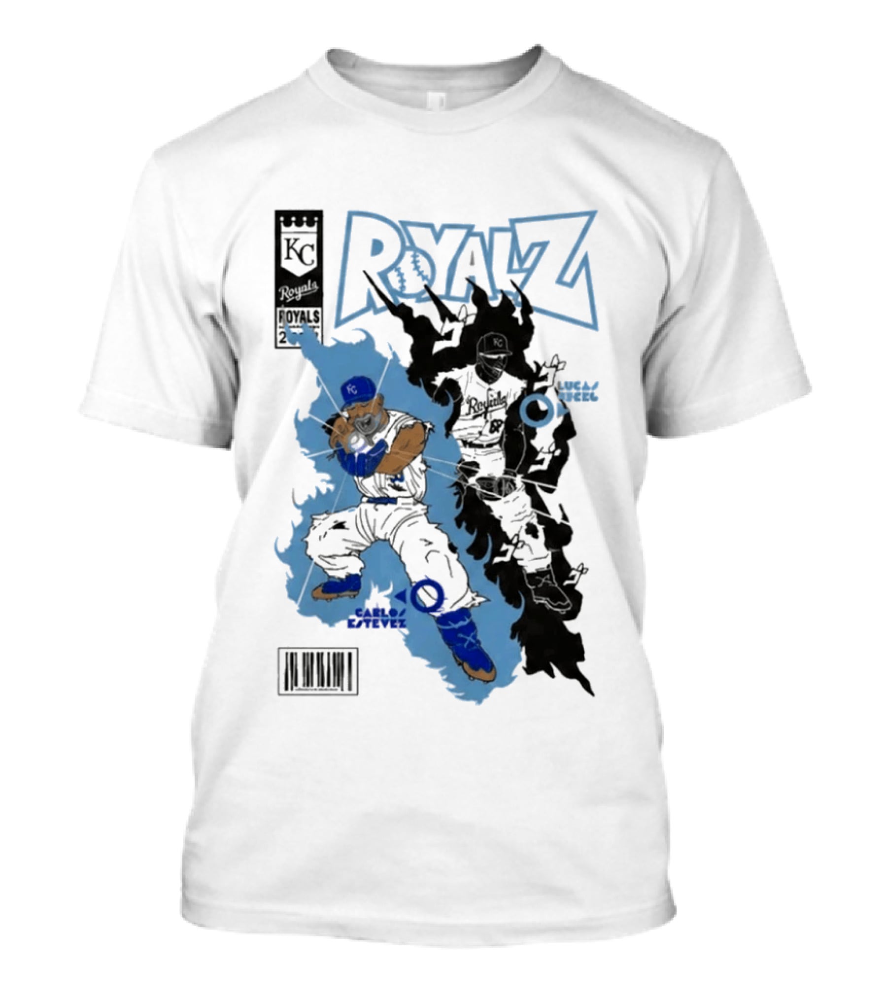 Royals Dragon Kamehameha Baseball Anime T-Shirt
