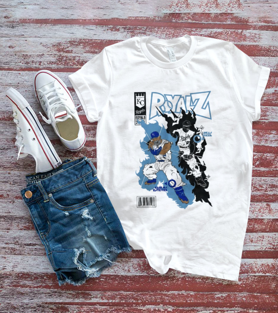 Royals Dragon Kamehameha Baseball Anime T-Shirt