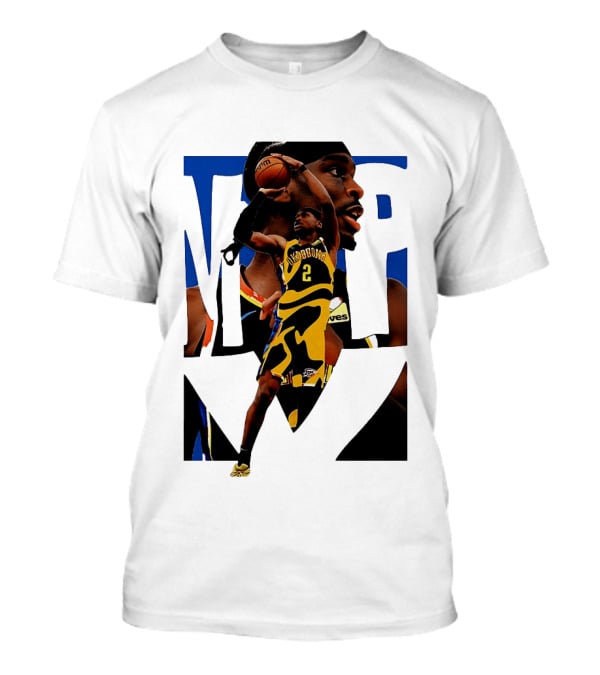 Shai Gilgeous Alexander 2 MVP Oklahoma City Thunder NBA Player Action T-Shirt