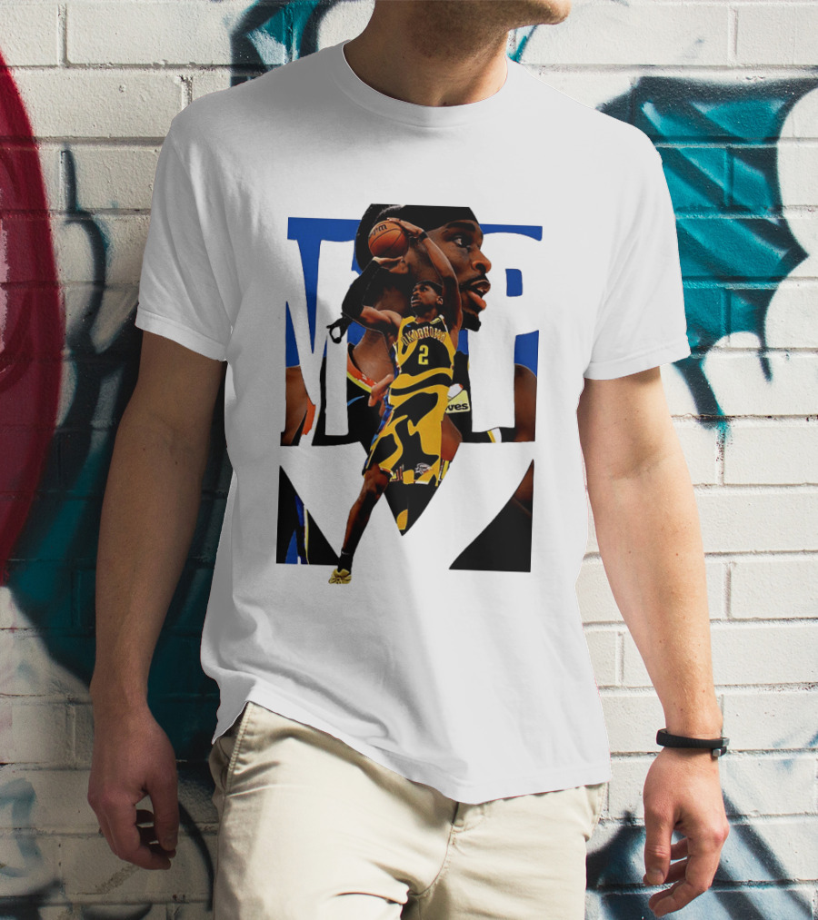 Shai Gilgeous Alexander 2 MVP Oklahoma City Thunder NBA Player Action T-Shirt