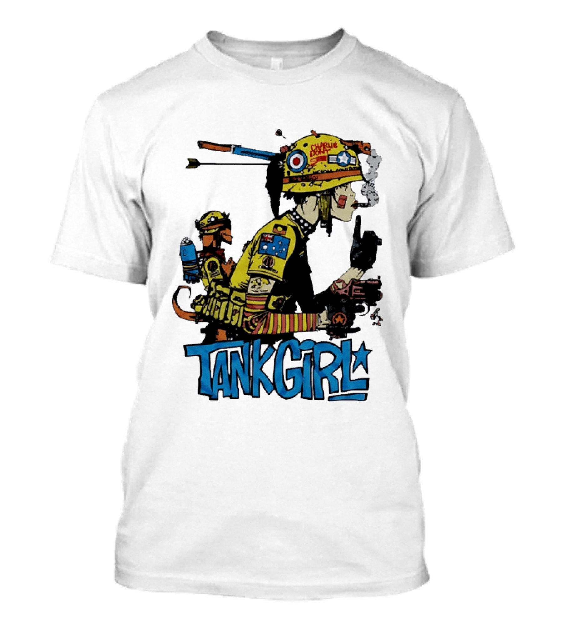 Tank Girl Comic Punk Rock Charlie Don't Surf T-Shirt
