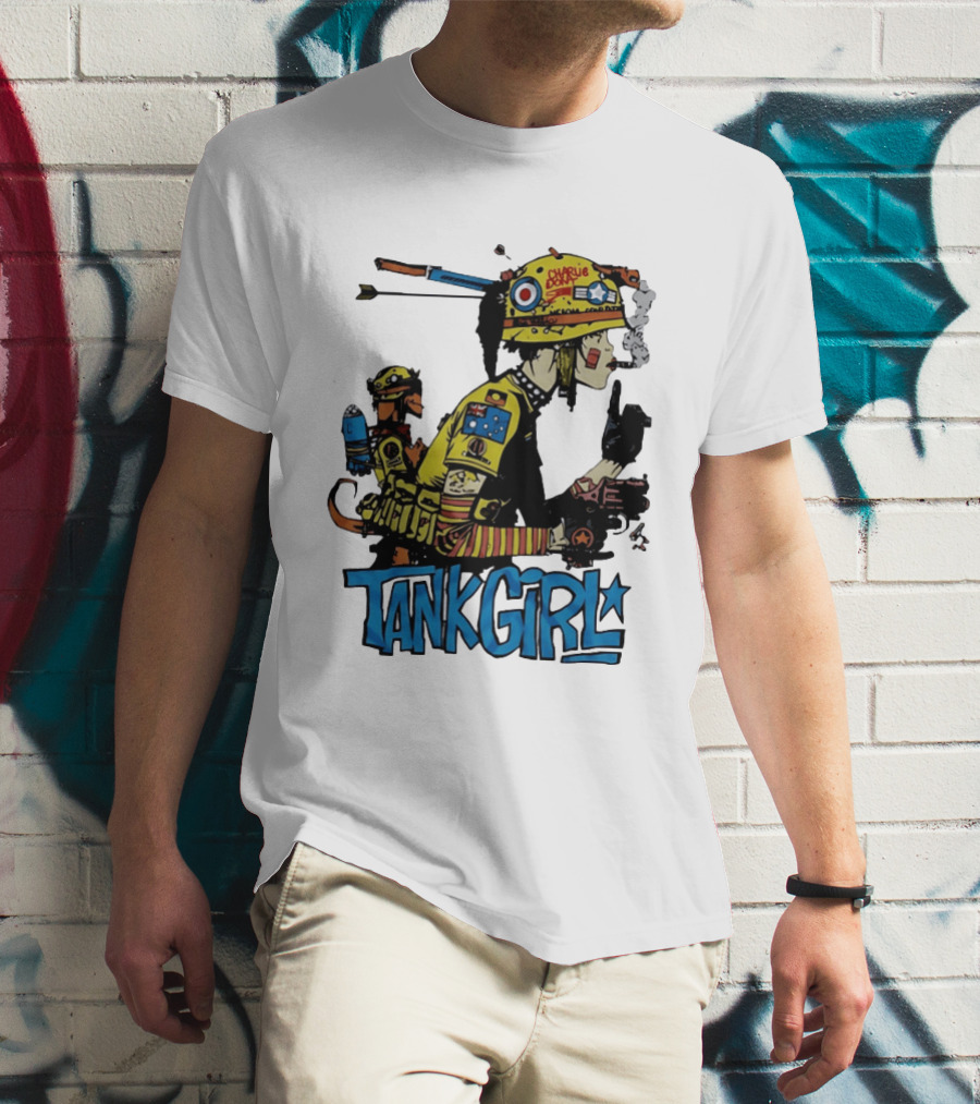 Tank Girl Comic Punk Rock Charlie Don't Surf T-Shirt