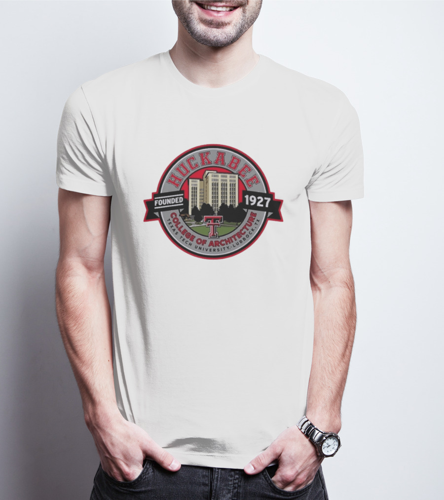 Texas Tech University Huckabee College Of Architecture Founded 1927 Lubbock TX T-Shirt