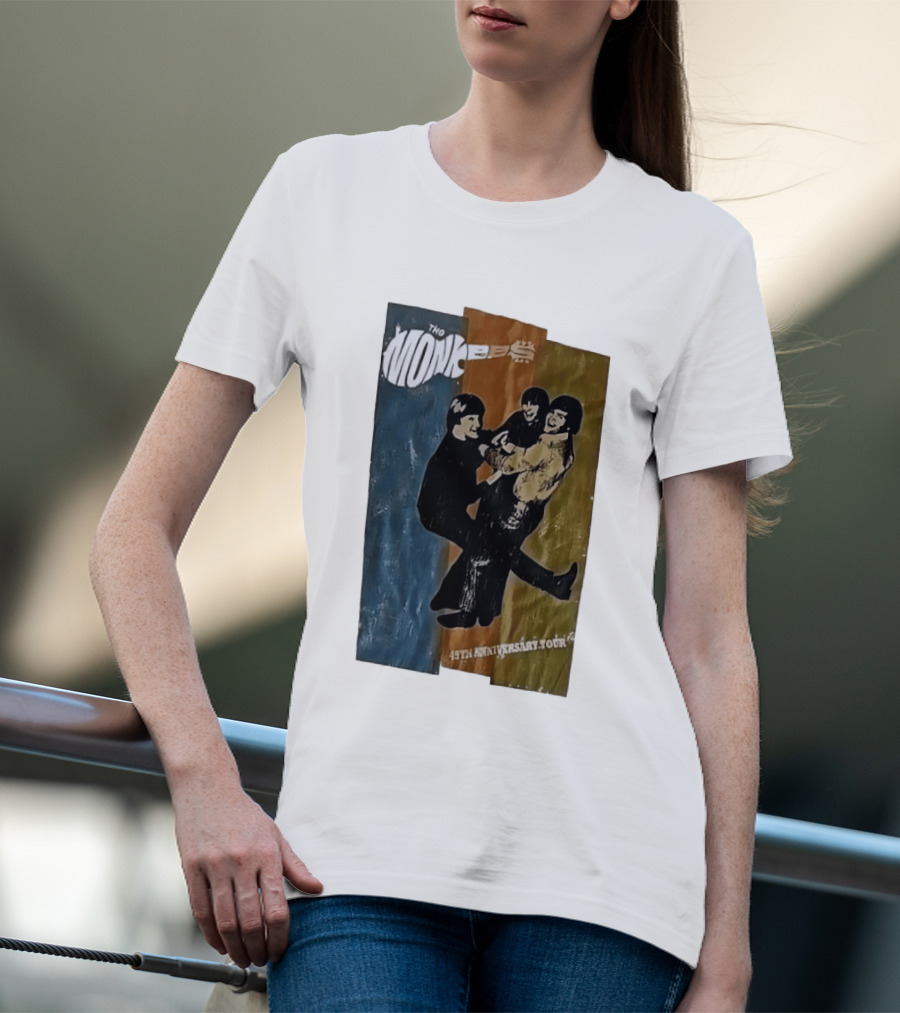 The Monkees 45th Anniversary Tour Vintage Band Celebration T-Shirt