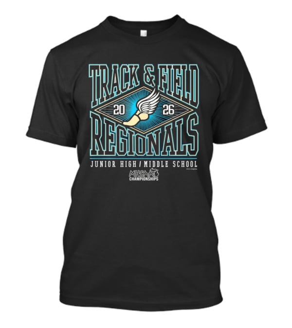 2026 MHSAA Track & Field Regionals Junior High Middle School T-Shirt