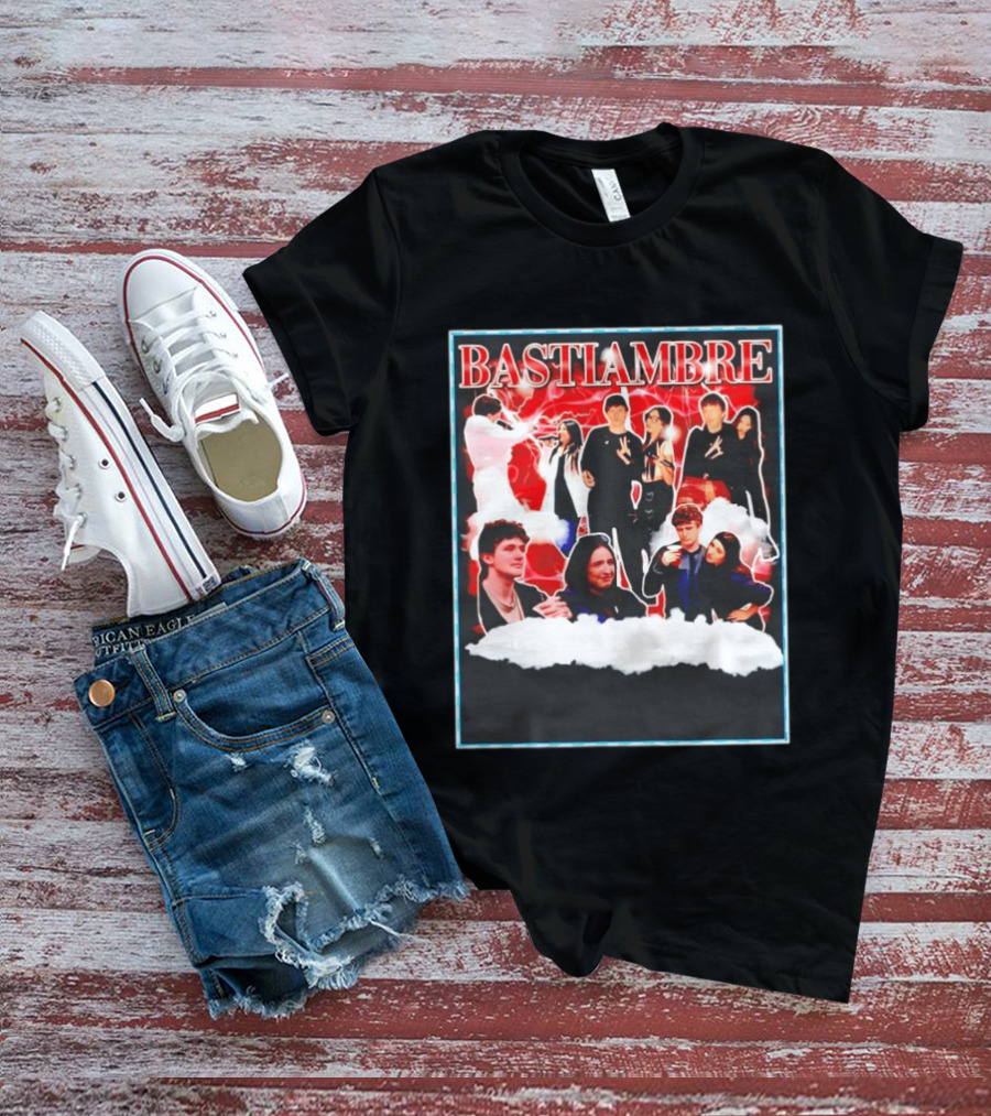 Bastiambre Movie Pop Culture Characters Collage T-Shirt