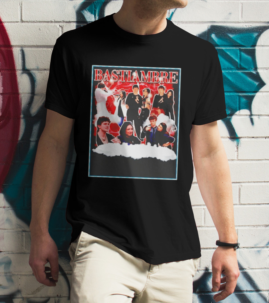 Bastiambre Movie Pop Culture Characters Collage T-Shirt