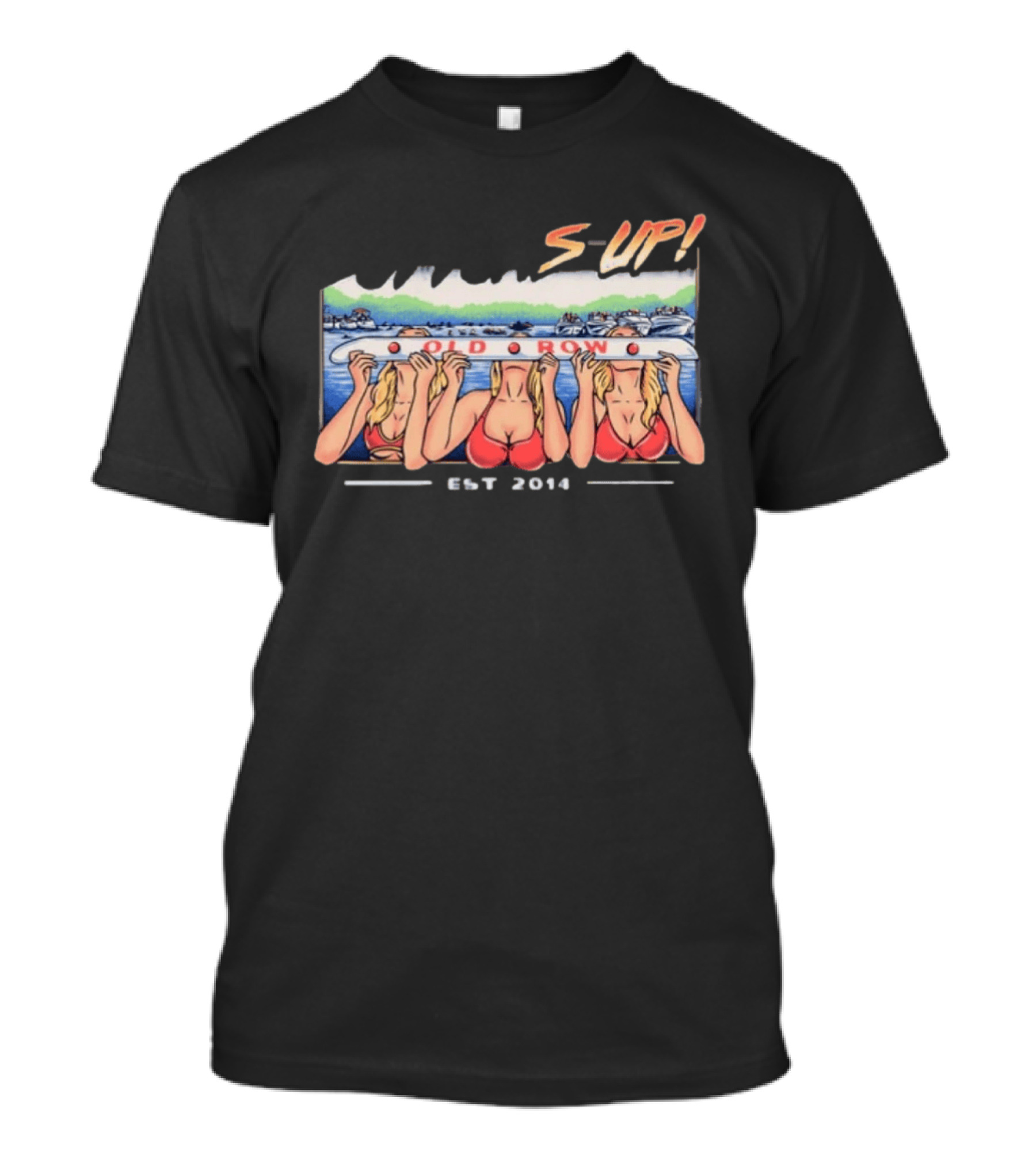 Old Row Shotski Girls S Up EST 2014 T-Shirt