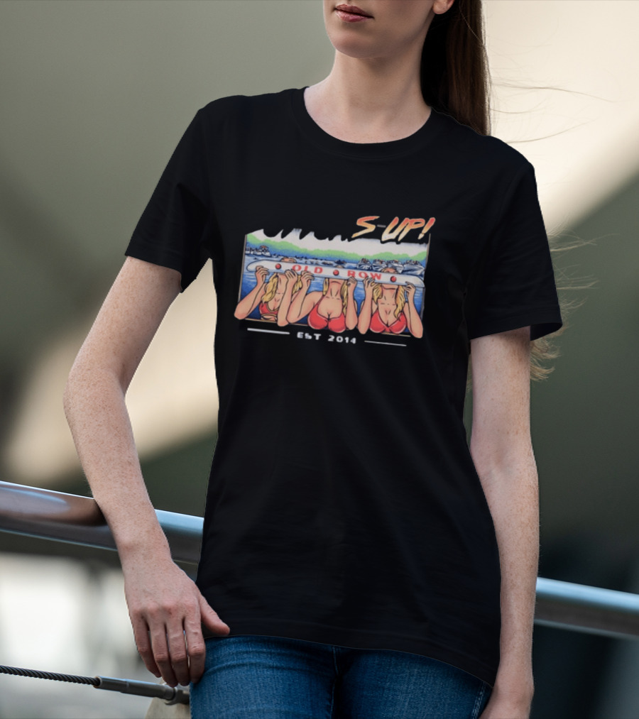 Old Row Shotski Girls S Up EST 2014 T-Shirt