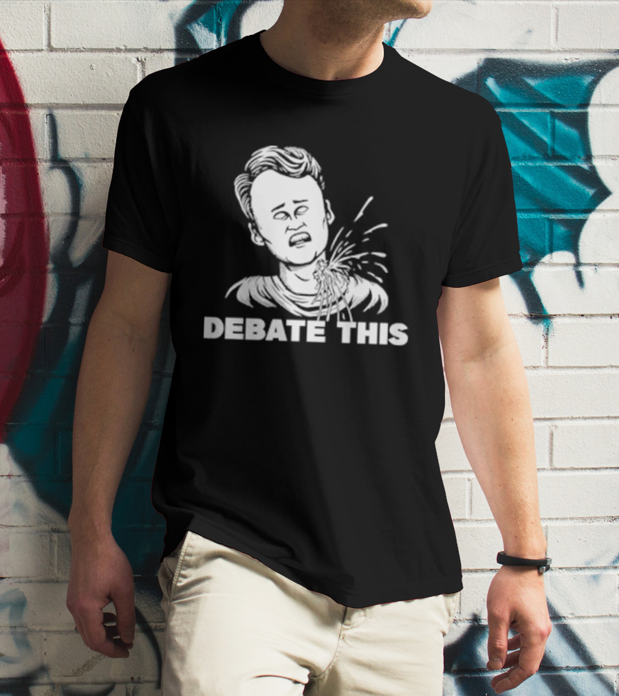 Charlie Kirk Debate This Explosion Head T-Shirt