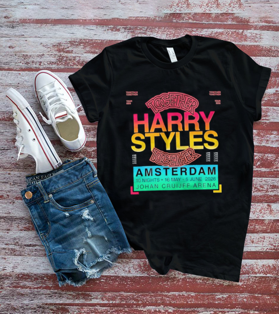Harry Styles Together Tour 2026 Amsterdam Johan Cruijff Arena T-Shirt