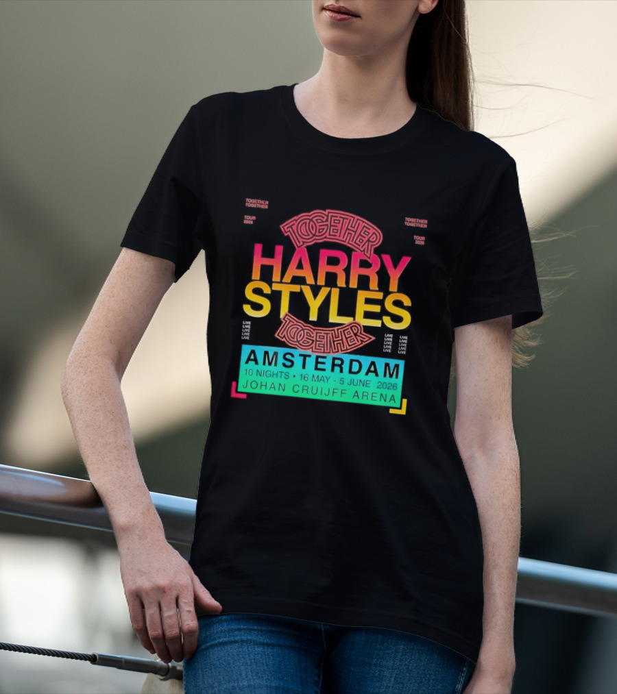 Harry Styles Together Tour 2026 Amsterdam Johan Cruijff Arena T-Shirt