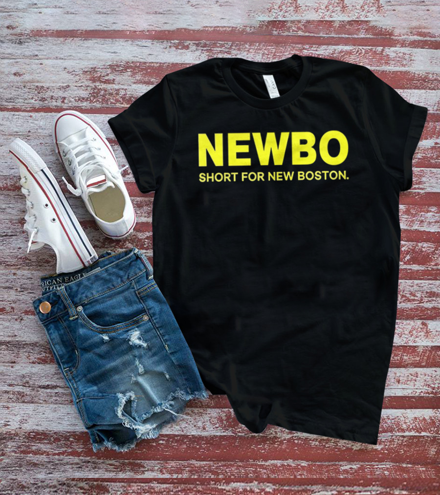 NEWBO Short For New Boston Bold Yellow T-Shirt