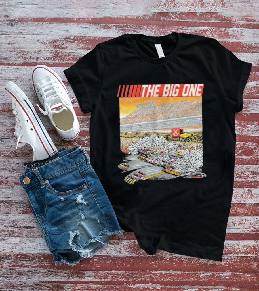 The Big One Old Brook NASCAR Racing Scene T-Shirt