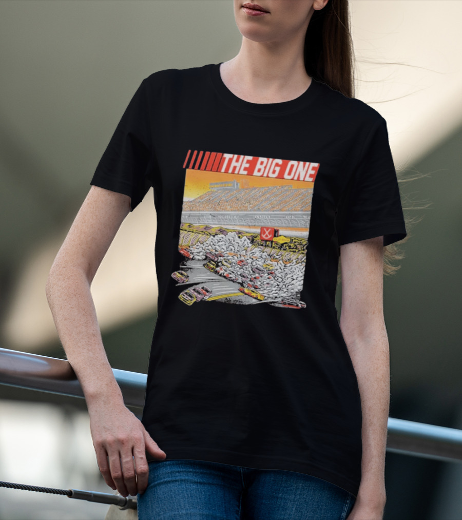 The Big One Old Brook NASCAR Racing Scene T-Shirt