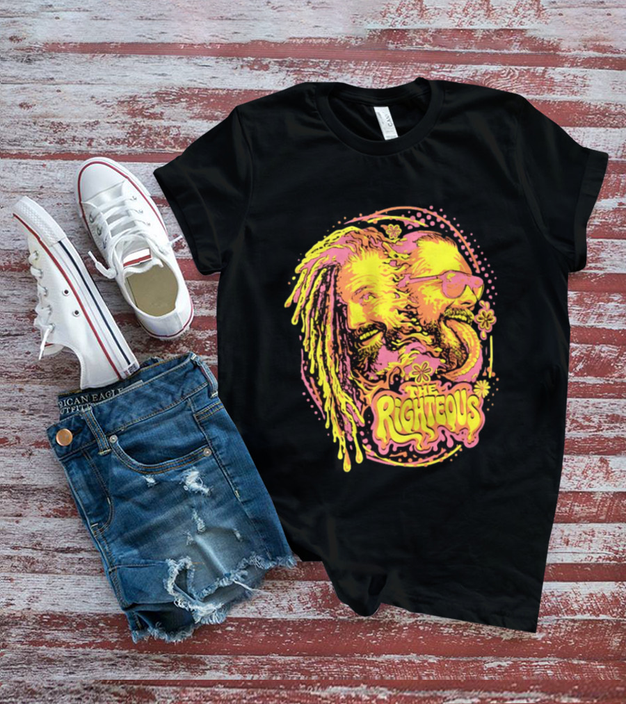 The Righteous Psychedelic Neon Fusion T-Shirt