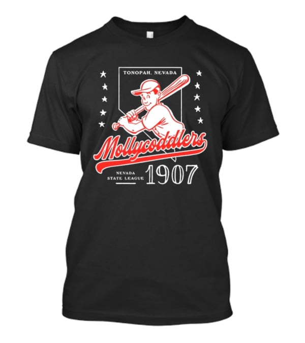 Tonopah Nevada Mollycoddlers Nevada State League 1907 Baseball T-Shirt