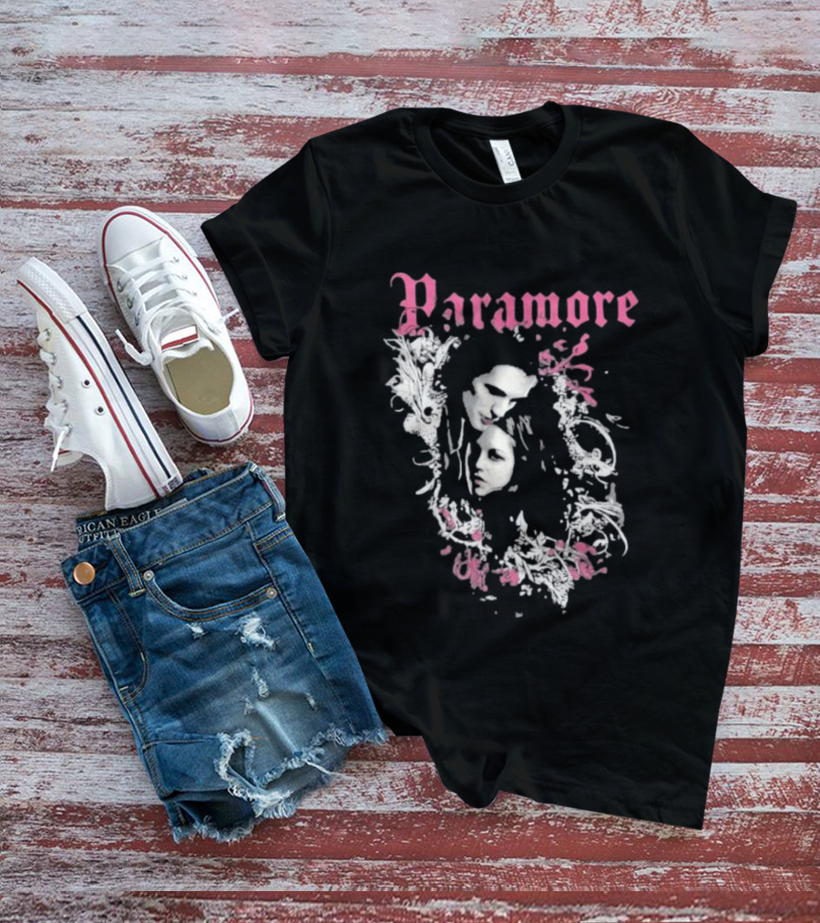 Paramore Floral Face Twilight T-Shirt