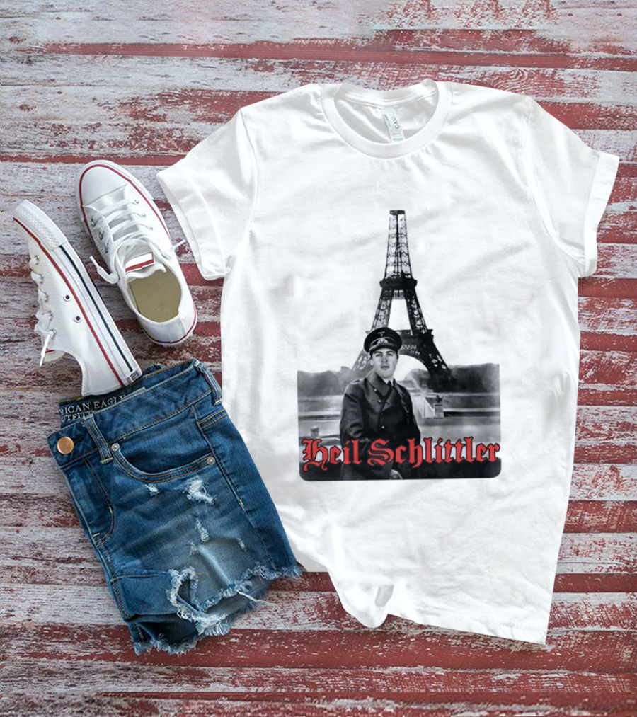 Adolf Hitler X Eiffel Tower Heil Schlittler T-Shirt